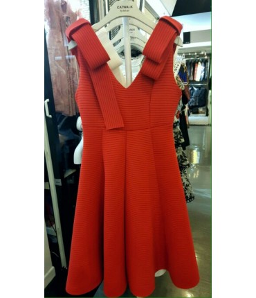Red Trendy Diva Dress
