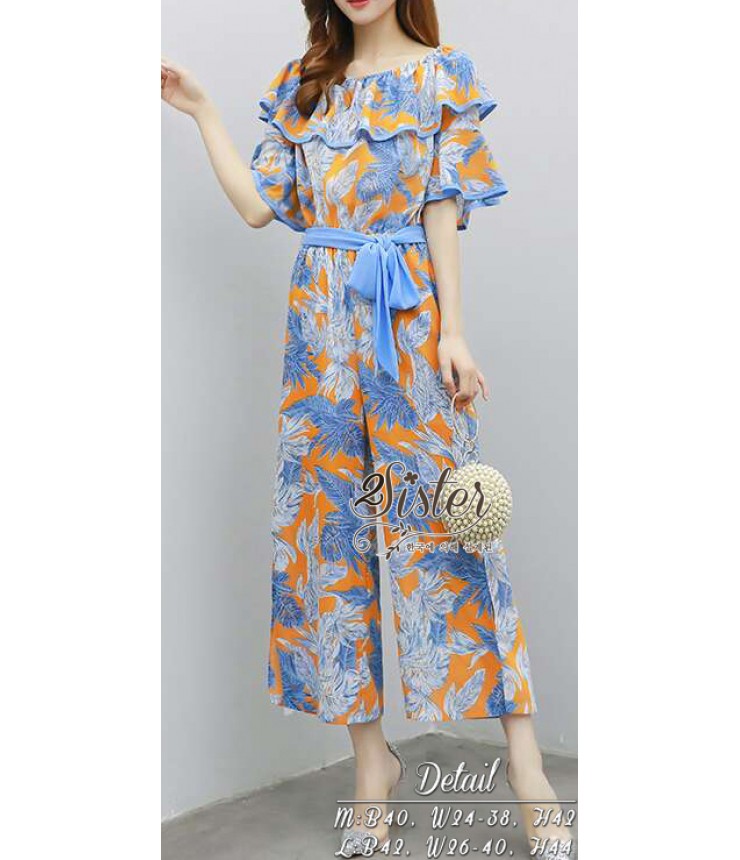 Call Me Butterfly Bardot Jumpsuit